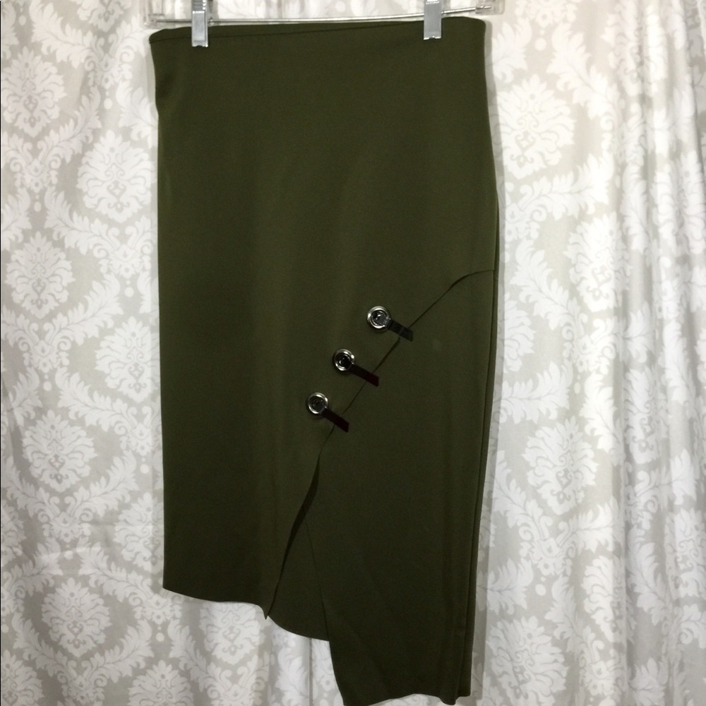 WORTHINGTON Asymmetrical Pencil Skirt 2P